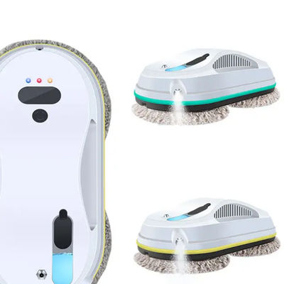 Laveur de vitres Bagless de robot ultra mince de corps avec deux roues propres 290 * 145 * 94MM