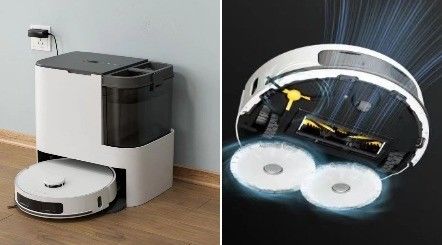 Un aspirateur robot intelligent avec filtre lavable et une application TUYA pour un nettoyage sans tracas