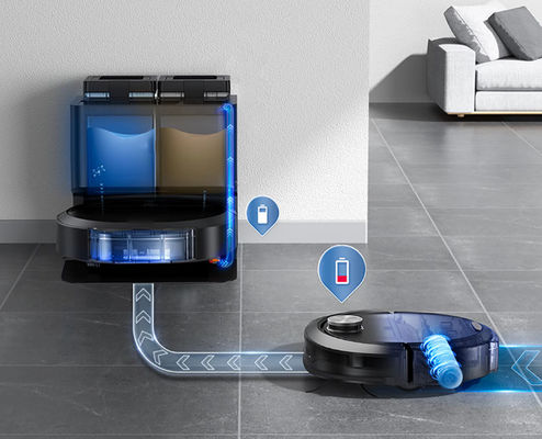 Cyclone Sweep Pro Robot de vide au sol avec fonction d'aspiration et de nettoyage cyclonique